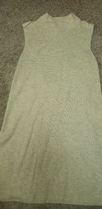 Bobeau oatmeal colored tunic sweater